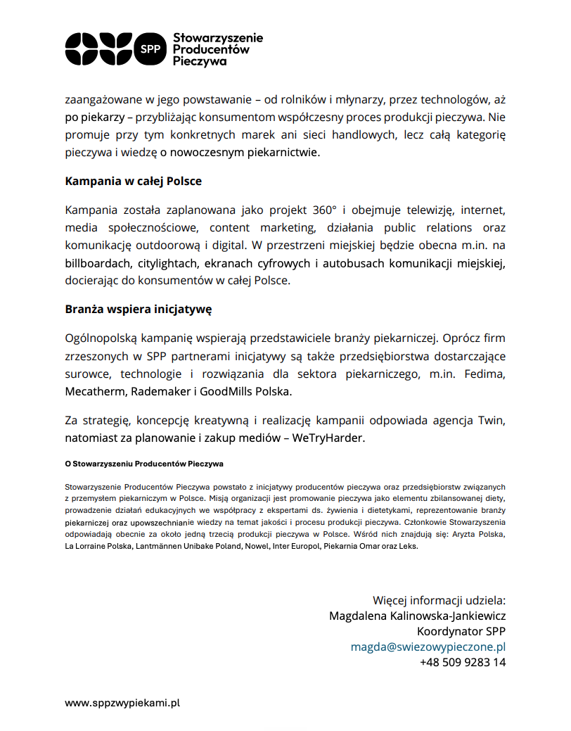 Pracujemy dla Was z wypiekami-page2 Druga odsłona kampanii „Łączy nas coś dobrego” (16x19)